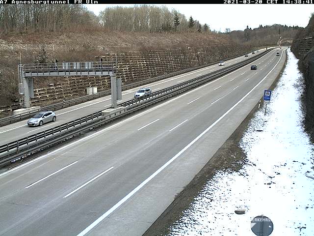 Aalen - A7 - Agnesburgtunnel - Ulm (S192) - Germany