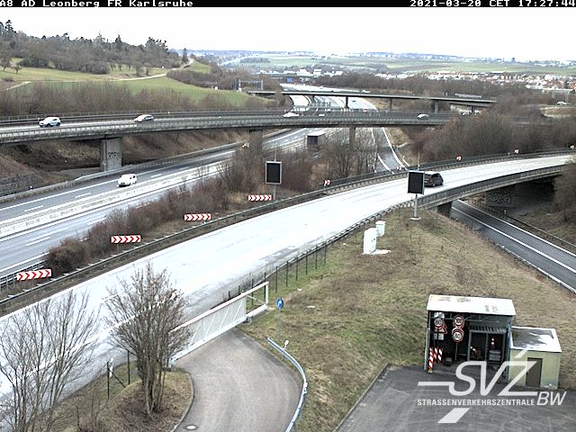 Stuttgart - A8 - AD Leonberg - Karlsruhe (K5) - Germany
