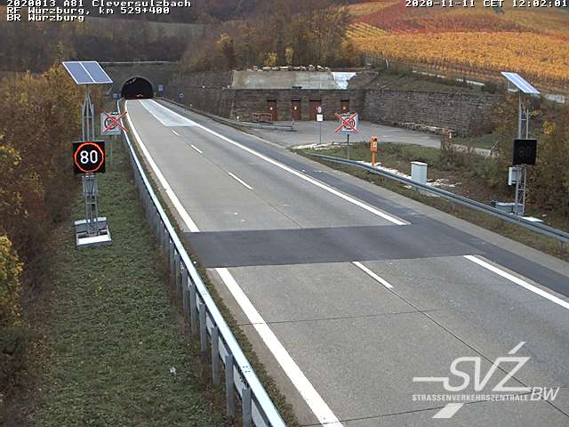 Heilbronn - A81 - Tunnel Hölzern Süd - Würzburg (EXT059) - Germany