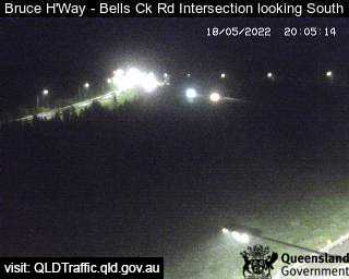 Bells Creek - Bruce Hwy & Bells Ck Rd intersection - South - North - Bells Creek - North Coast - Australia
