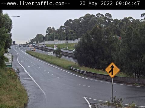 M5 East (Beverly Hills) - M5 East at the King Georges Road on ramp looking west towards Riverwood. - W - SYD_MET - Australia