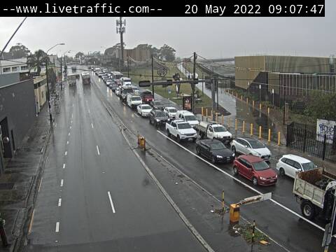 Princes Highway (St Peters) - Princes Highway at the Canal Road intersection looking north towards Sydney. - N - SYD_MET - Australia