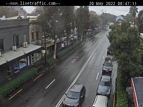 Cleveland Street (Surry Hills) - Cleveland Street at Crown Street looking east toward Moore Park. - E - SYD_MET - Australia