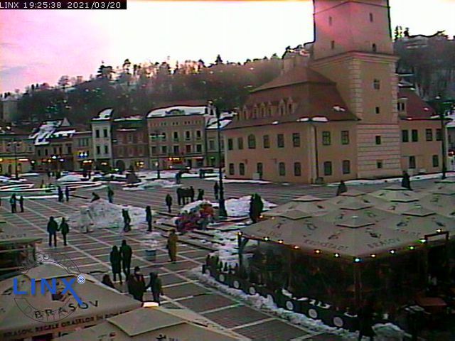 Webcam Brasov Piata Sfatului - Romania