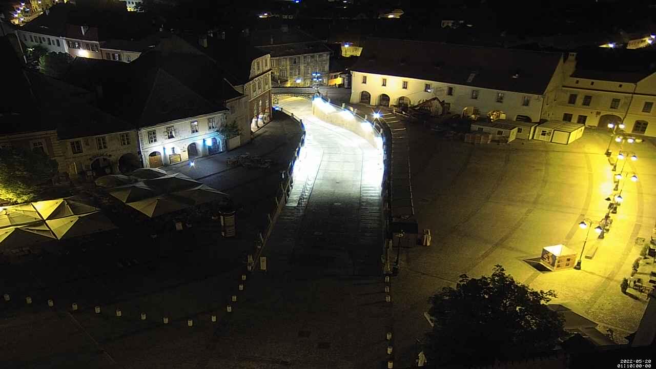 Webcam Podul Minciunilor din Sibiu - Romania