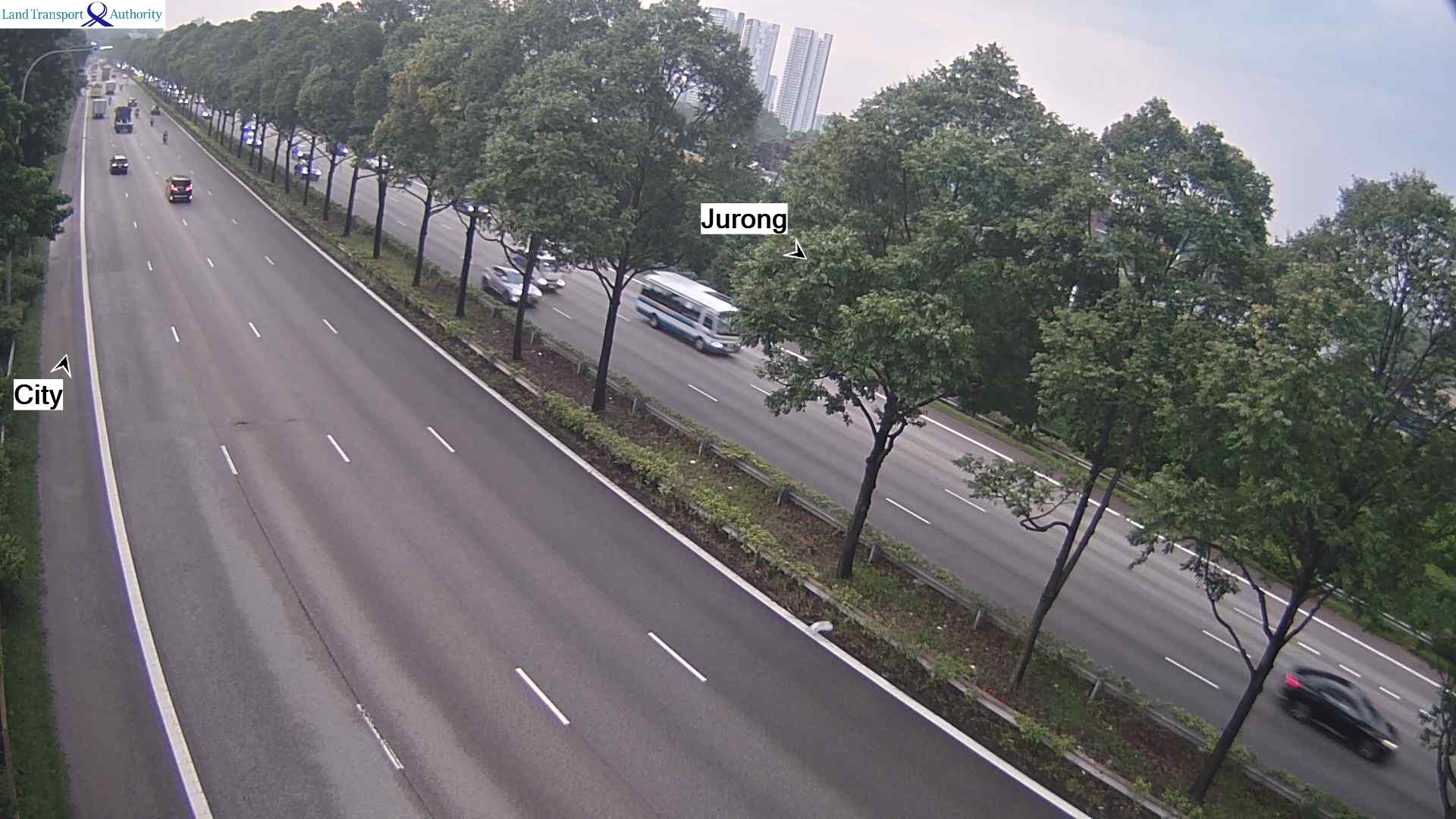 View from Entrance from Yuan Ching Rd - Ayer Rajah Expressway (AYE) - Singapore