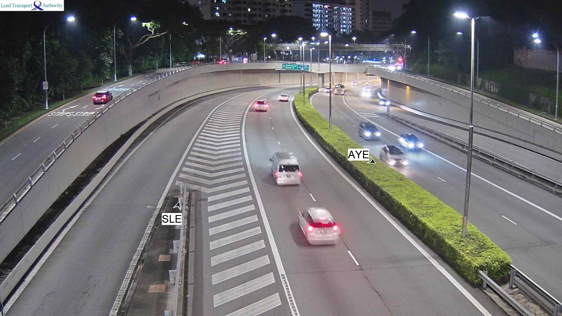 View from Entrance from Chin Swee Road - Central Expressway (CTE) - Singapore
