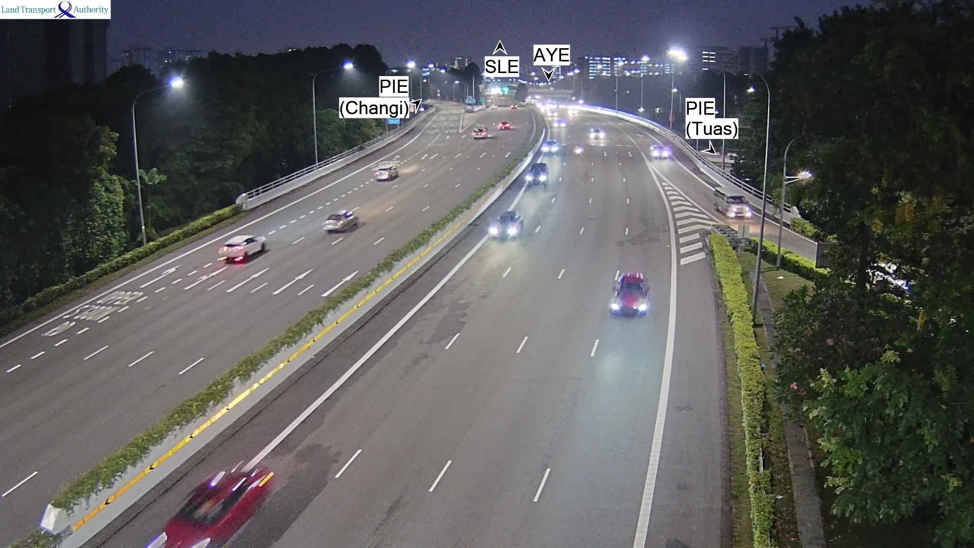 View from St George Road - Central Expressway (CTE) - Singapore