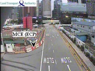 View from Maxwell Road - Marina Coastal Expressway (MCE) - Singapore