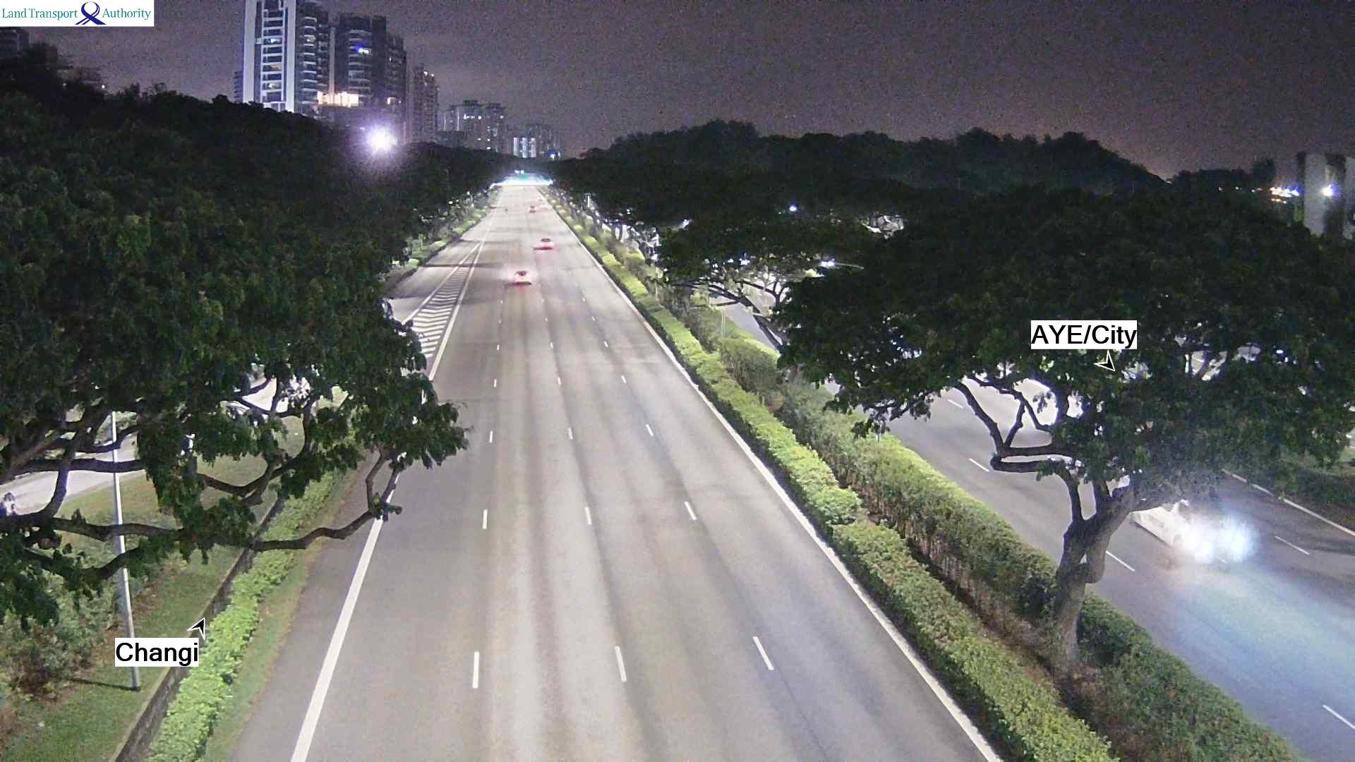 View from Tanjong Katong Flyover - East Coast Parkway (ECP) - Singapore
