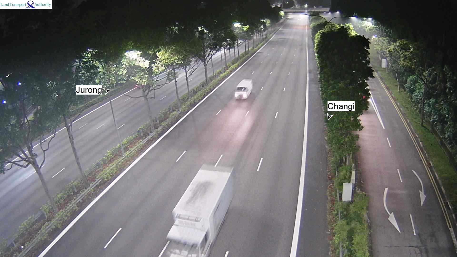 View from Adam Road - Pan-Island Expressway (PIE) - Singapore