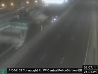 Connaught Road West Flyover near Central Police Station - Eastbound [AID04105] - Hong Kong