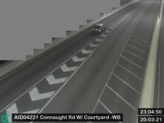 Connaught Road West Flyover near Courtyard - Westbound [AID04221] - Hong Kong