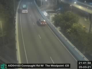 Connaught Road West Flyover near The Westpoint - Eastbound [AID04103] - Hong Kong