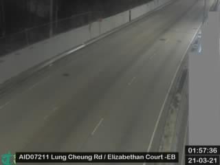 Lung Cheung Road near Elizabethan Court - Eastbound [AID07211] - Hong Kong