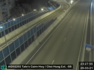 Tate's Cairn Highway near Choi Hung Estate - Southbound [AID02202] - Hong Kong