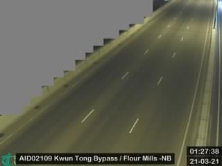 Kwun Tong Bypass near Kowloon Flour Mills - Northbound [AID02109] - Hong Kong