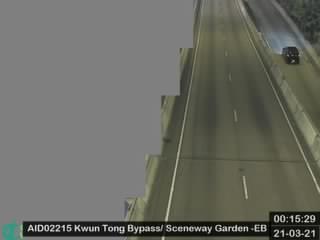 Kwun Tong Bypass near Sceneway Garden - Eastbound [AID02215] - Hong Kong