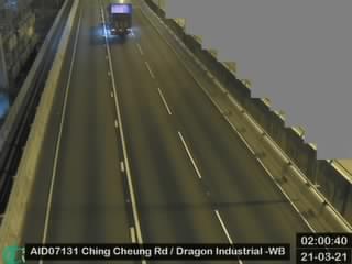 Ching Cheung Road near Dragon lndustrial Building - Westbound [AID07131] - Hong Kong