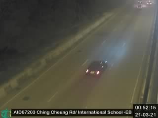 Ching Cheung Road near International School - Eastbound [AID07203] - Hong Kong