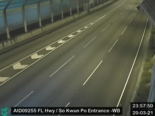 Fanling Highway near Entrance from So Kwun Po Road - Westbound [AID09255] - Hong Kong