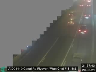 Canal Road Flyover near Wan Chai Fire Station - Northbound [AID01110] - Hong Kong