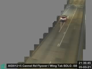 Canal Road Flyover near Wing Tak Building - Southbound [AID01215] - Hong Kong