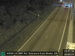 Shing Mun Tunnel Road near Entrance from Shatin - Eastbound [AID09110] - Hong Kong