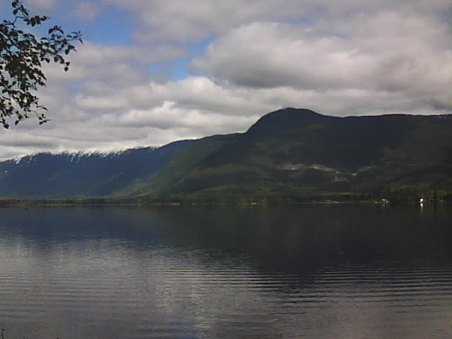 Holloway Bar, Alaska, Lakelse Lake - Looking towards the North end of the lake. - USA