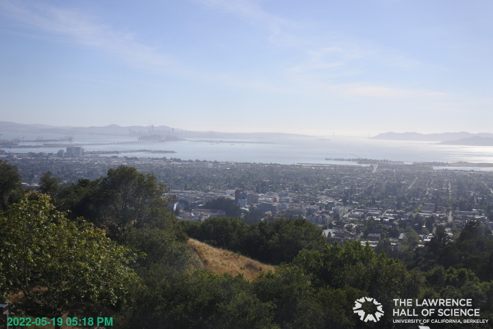 View from the Lawrence Hall of Science, overlooking the San Francisco Bay Area - USA