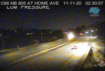 NB 805 at Home Ave (On Ramp) - USA