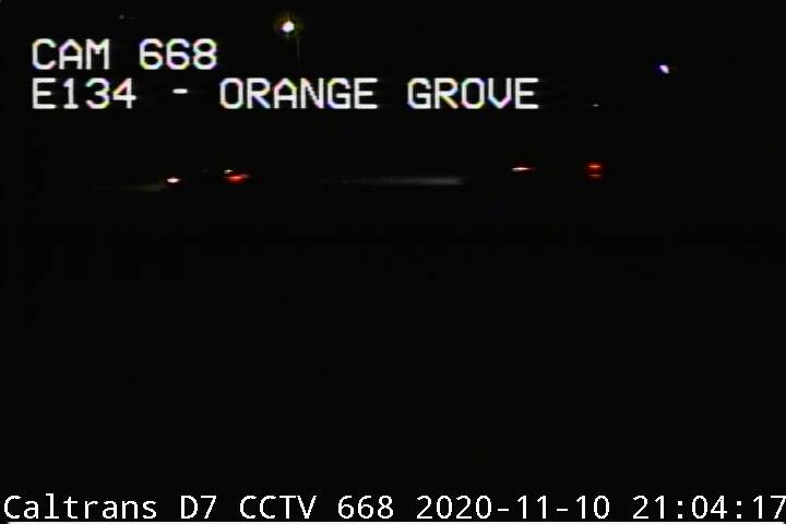 SR-134 East At Orange Grove - California