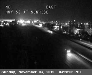 Hwy 50 at Sunrise - California