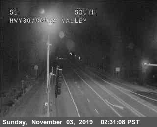 Hwy 89 at Squaw Valley - California