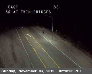 Hwy 50 at Twin Bridges - California