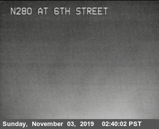 TV317 -- I-280 : 6th Street Offramp - California