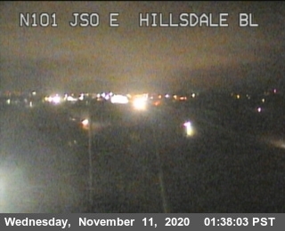 TV425 -- US-101 : Just South of East Hillsdale Blvd - California