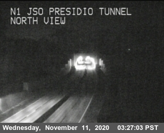 TV388 -- SR-1 : Just South of Presidio Tunnel - California