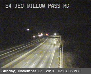 TV833 -- SR-4 : Just East Of Willow Pass Road - USA