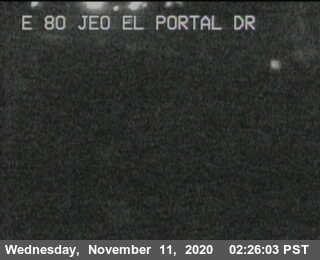 TV510 -- I-80 : Just East Of El Portal Drive - California