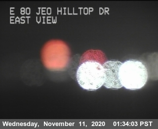 TV508 -- I-80 : Just East Of Hilltop Drive - California