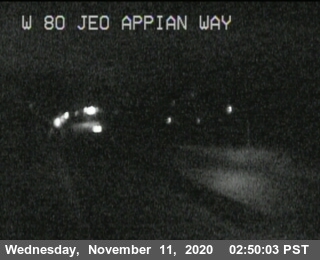 TV512 -- I-80 : Just East Of Appian Way - California