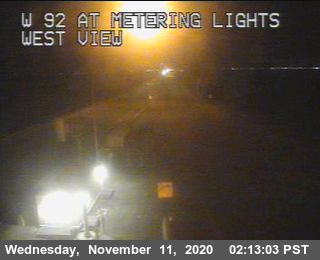 TVE15 -- SR-92 : San Mateo Bridge Metering Lights - California