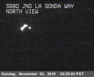 TVF17 -- I-680 : Just North Of La Gonda Way Undercross - USA