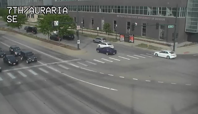 7th and Auraria Pkwy - Looking South over 7th Street (au7south) - Denver and Colorado
