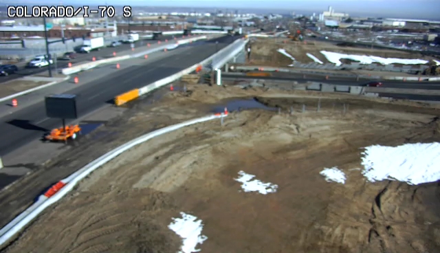 I-70 and Colorado Blvd - Looking North over Colorado Boulevard (coli70north) - Denver and Colorado