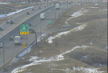 I-25 - I-25  160.75 SB @ CO-105 2nd St - Traffic in lanes closest to camera moving South - (11213) - USA
