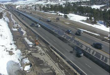 I-25 - I-25  162.90 SB : 0.4 mi S of CO-404 County Line Rd - Traffic furthest from camera is travelling North - (13628) - USA