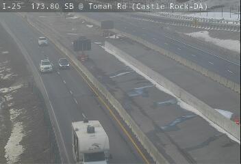 I-25 - I-25  173.80 NB @ Tomah Rd - Traffic in lanes closest to camera moving South - (12285) - USA