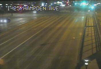 I-25 - I-25  201.55 SB @ US-285 Hampden Ave - Traffic in lanes closest to camera moving East on Hampden - (12299) - USA